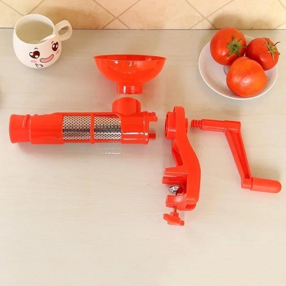 1 Pcs Multi-function Hand-shake Safe Tomato Juice Producer Kitchen Home Cooking Appliances DIY Tool Press Convinient Gadgets