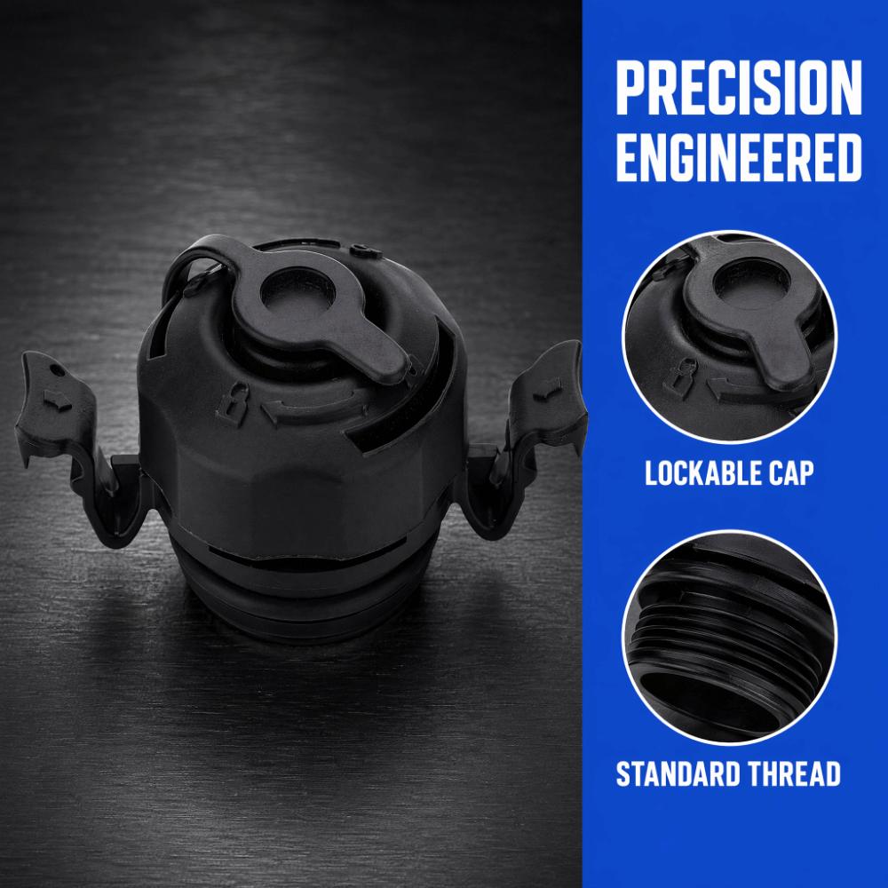 4.28 cm Air Mattress Valve Black 3 in 1 Air Valve Valve Cap Secure Seal Cap Inflatable Airbed