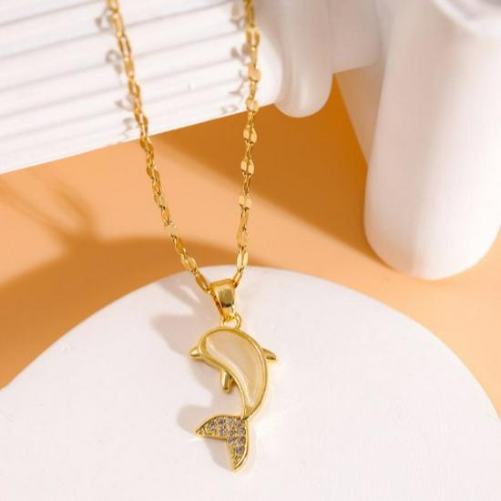 Chic Dolphin Charm Women's Necklace