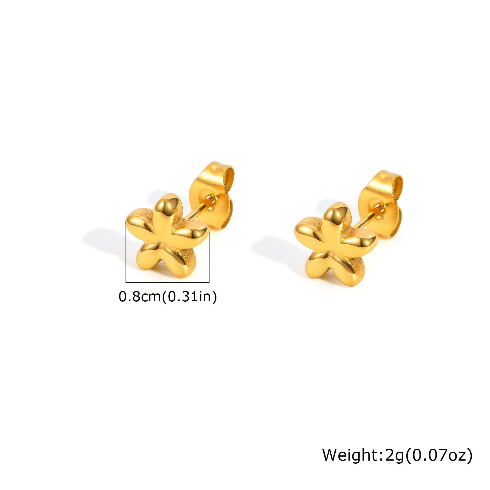 

Vnox Women s Small Pretty Flowers Stud Earrings Stainless Steel Fashion Statement Cartilage Ear Jewelry Gifts