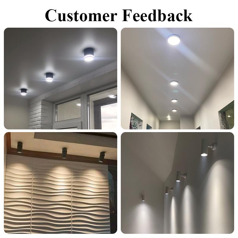 Led Downlight Bodové svítidlo Stropní svítidlo 220V 5W 10W15W Přisazené LED svítidlo Stropní svítidlo pro osvětlení obývacího pokoje Kuchyně