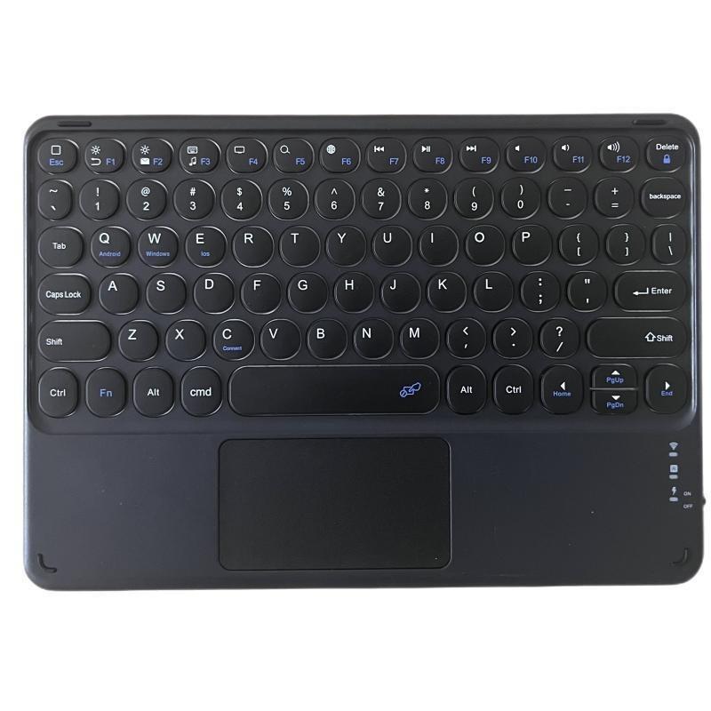 Wireless Bluetooth Touch Keyboard for Mobile, iPad, Tablet, Laptop - Magnetic & Universal Compatibility Round Keycap - Touch Keyboard
