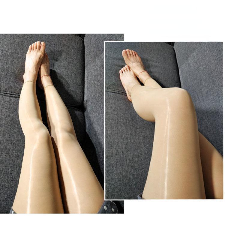 Anti-Scratch Thin Glossy Shiny Leggings Sexy Dance Stockings Glitter Women See Through Party Club Stockings