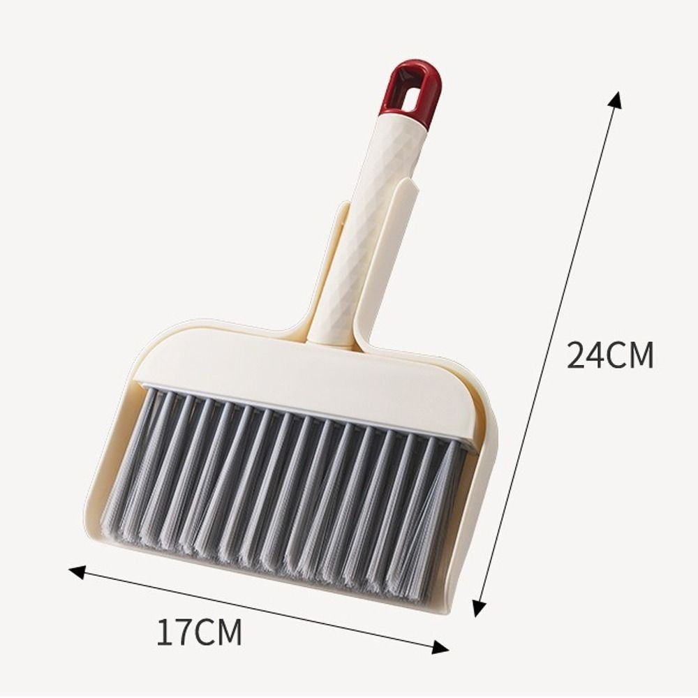 Plastic Desktop Mini Broom Mini Handheld Sweeping Brush Portable Dustpan Set  Household Tool