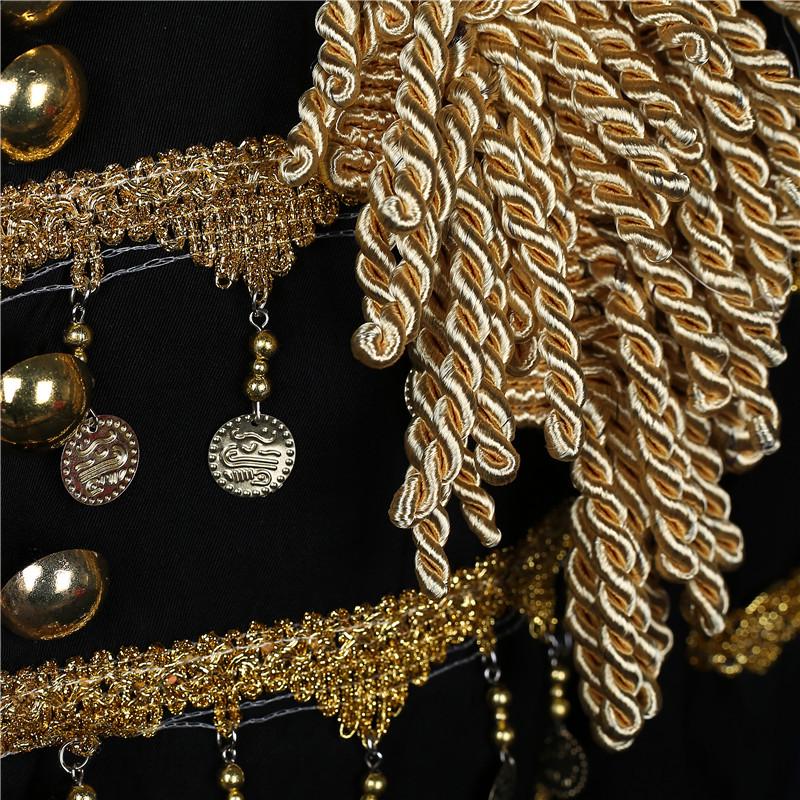 Korean Men's Palace Suit with Tassels - European/American Style Presidential Military Costume