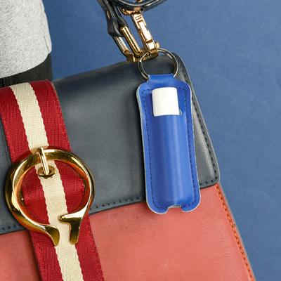 Tasche Balsam Tasche Kleine tragbare Lippen Lippenstift Aufbewahrung mit Schlüsselbund Praktische Lippenstift Tragetasche