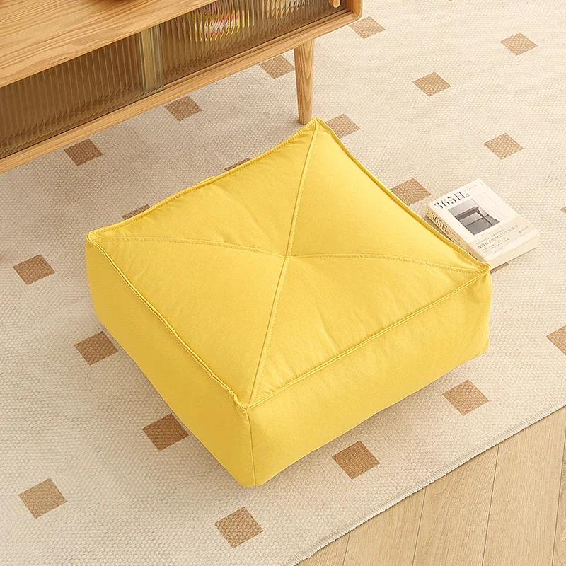 40x40x15cm Floor Cushions Thick Small Sitting Pier Square/Round Pouf Lazy Cushion Home Sofa Bay Window Decor Lattiatyynyt