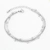 Kwaliteit Sieraden Klassiek Vrouwen Cadeau Waterdicht Duurzaam Niet-vervagend Metaal Roestvrij Staal Dubbele Rij Kralenketting Prachtige Armbanden