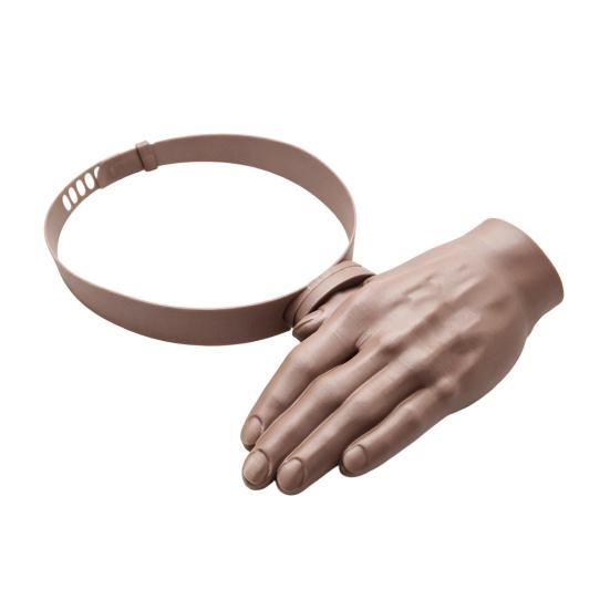 

Palm Sized Sun Hat 3D Printed Lightweight Over-the-Head Visor Hat Open Frame Design Headband Style Summer Outdoor Hat