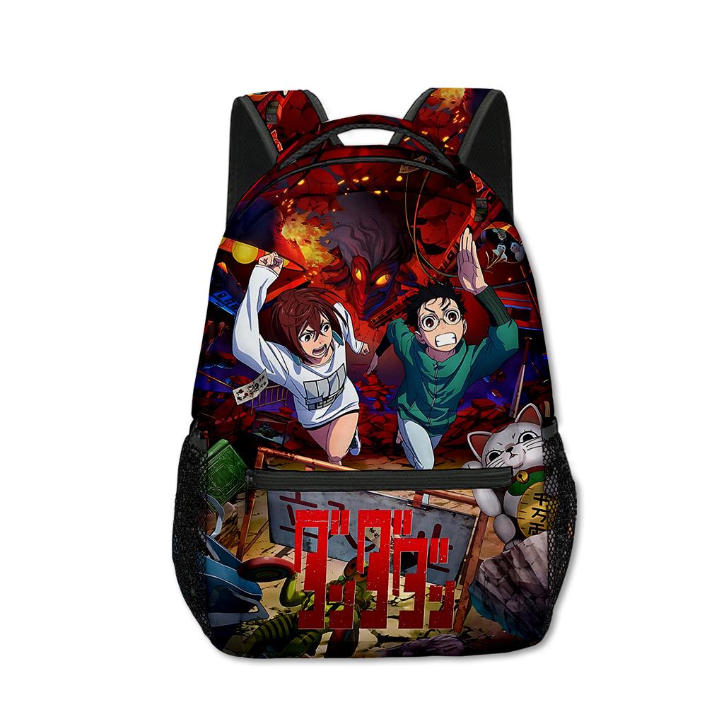Moda Kpop Giovanili Borse da Scuola Unisex Classiche Dandadan Borse da Viaggio Stampa 3D Oxford Impermeabile Zaini a Spalla per Quaderni