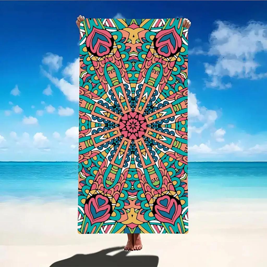 Classical Beach Towel Large Size Outdoor Travel Camping Absorbent Beach Towels Super Soft Summer Swimming Towel Bath Towel Sea