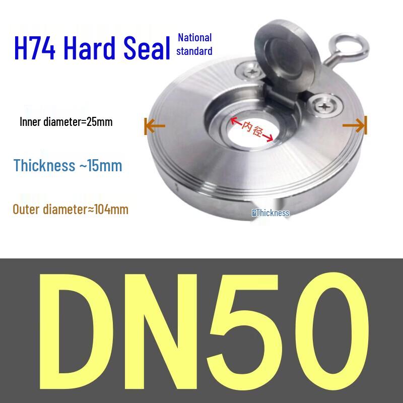 Rongyu 304 Heavy Duty DN50 Wafer Check Valve