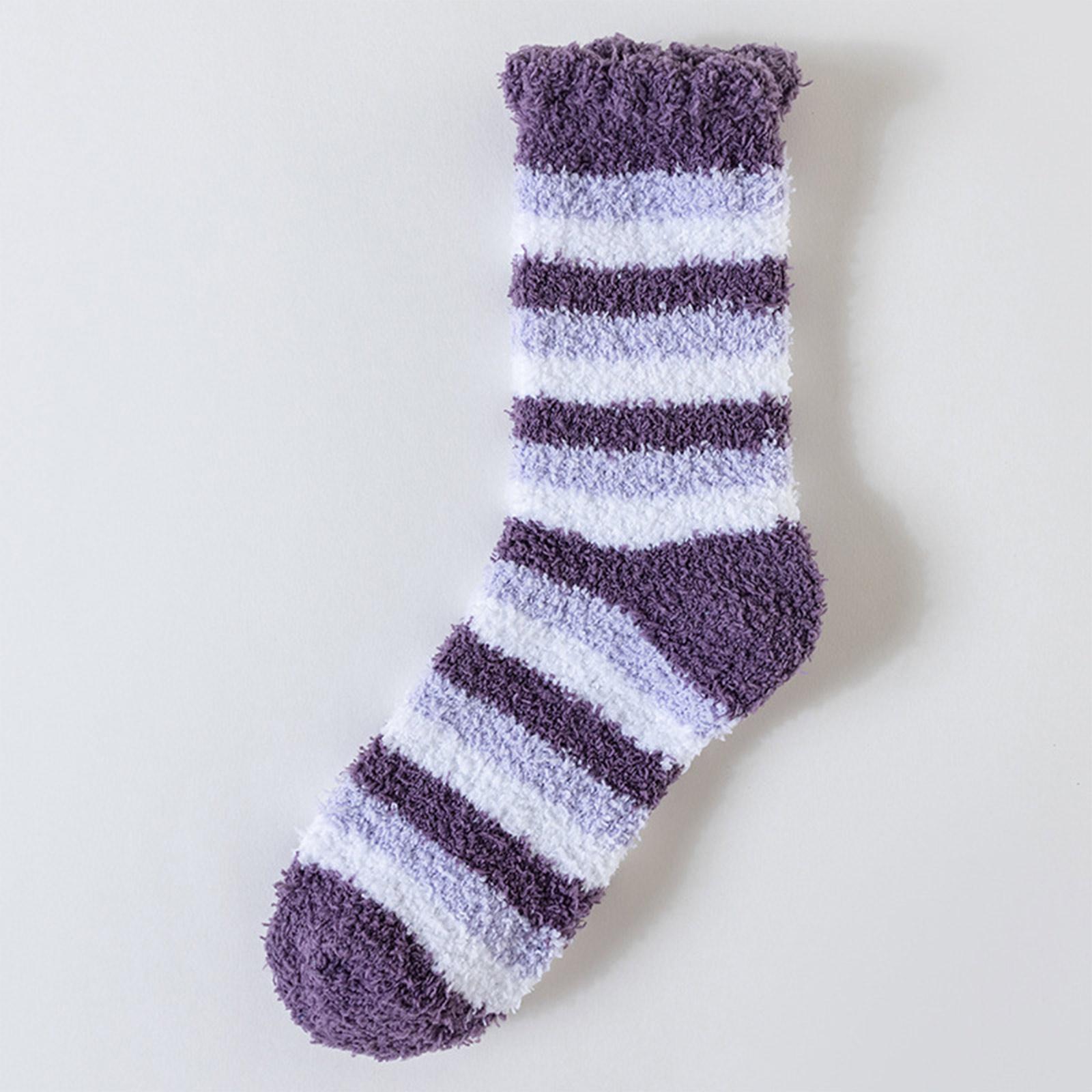 

Neutral Christmas Socks Socks Elk Stockings Gift One Size фіолетовий