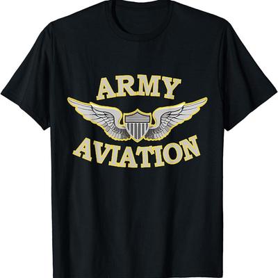Ar My Av Ation Military Helicopter or Fixed Wing T Shirt Size S 5XL