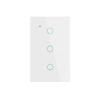 WiFi Smart Touch Wall Switch 2 Gang, Multi-Control, Neutral/No Neutral Wire Installation (Capacitor Included), Compatible with Tuya Smart Life App Ale
