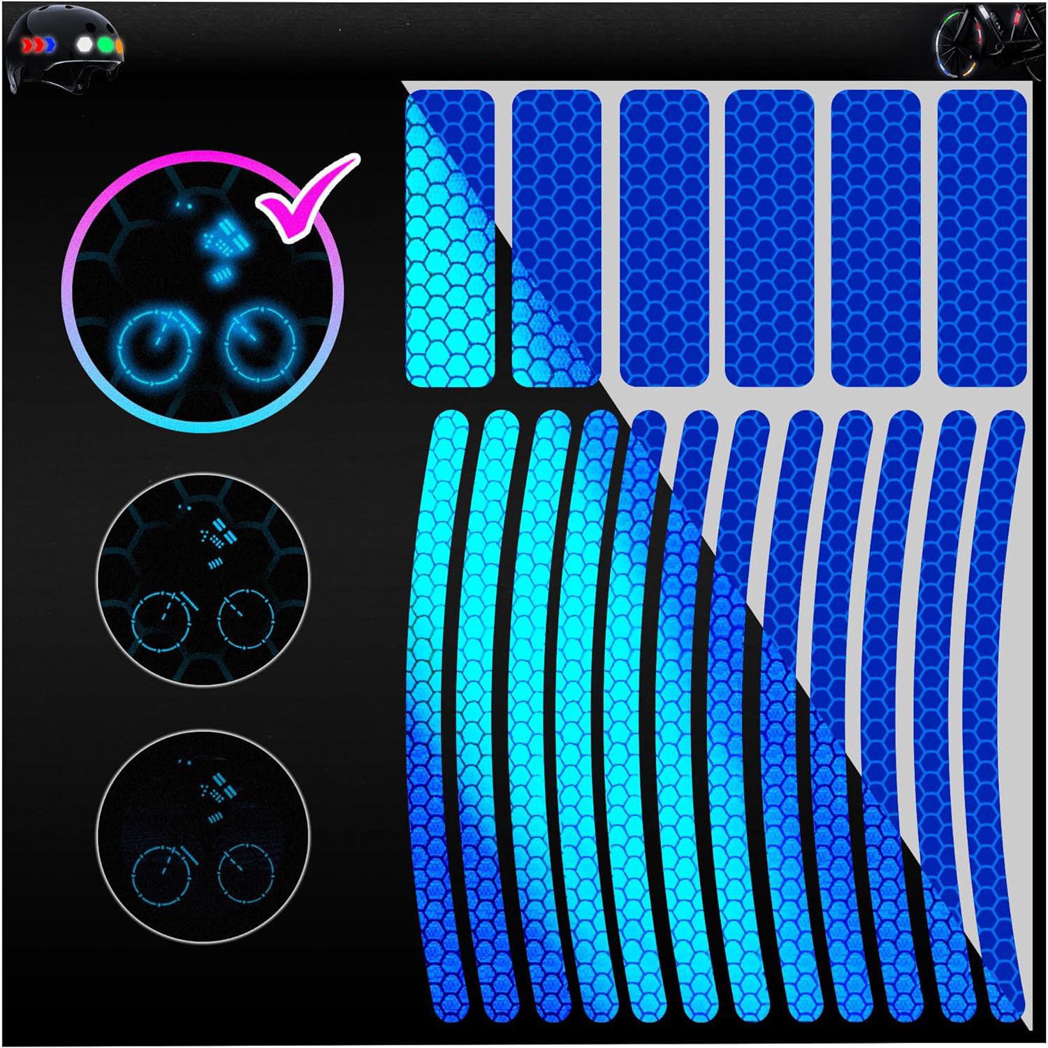 

Светоотражающие наклейки безопасности для велосипеда, автомобиля, шлема и мотоцикла