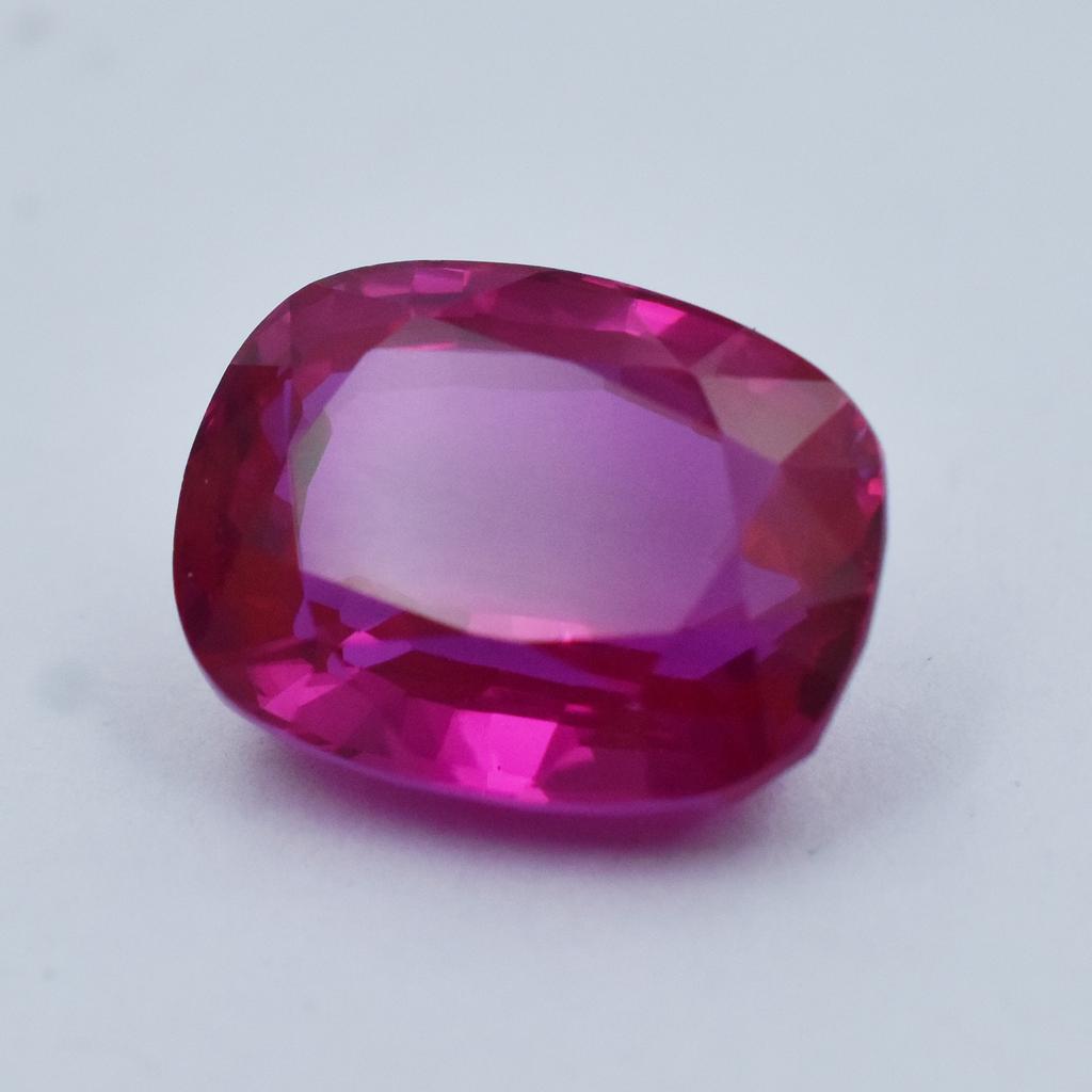 Natural Pink Sapphire Loose Gemstone Cushion Shape 18.55 Ct September Birthstone for Gem Collections