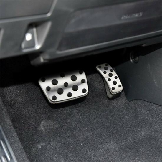 2Pcs Non Slip Accelerate Brake Pedals Cover Pads For Toyota RAV4 Corolla Prius