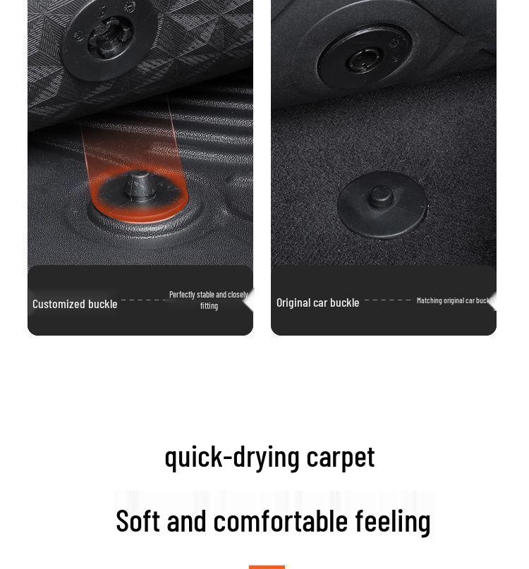 Custom TPE Floor Mats for Mercedes-Benz GLC Models (GLC300L, GLC260L, GLC200)