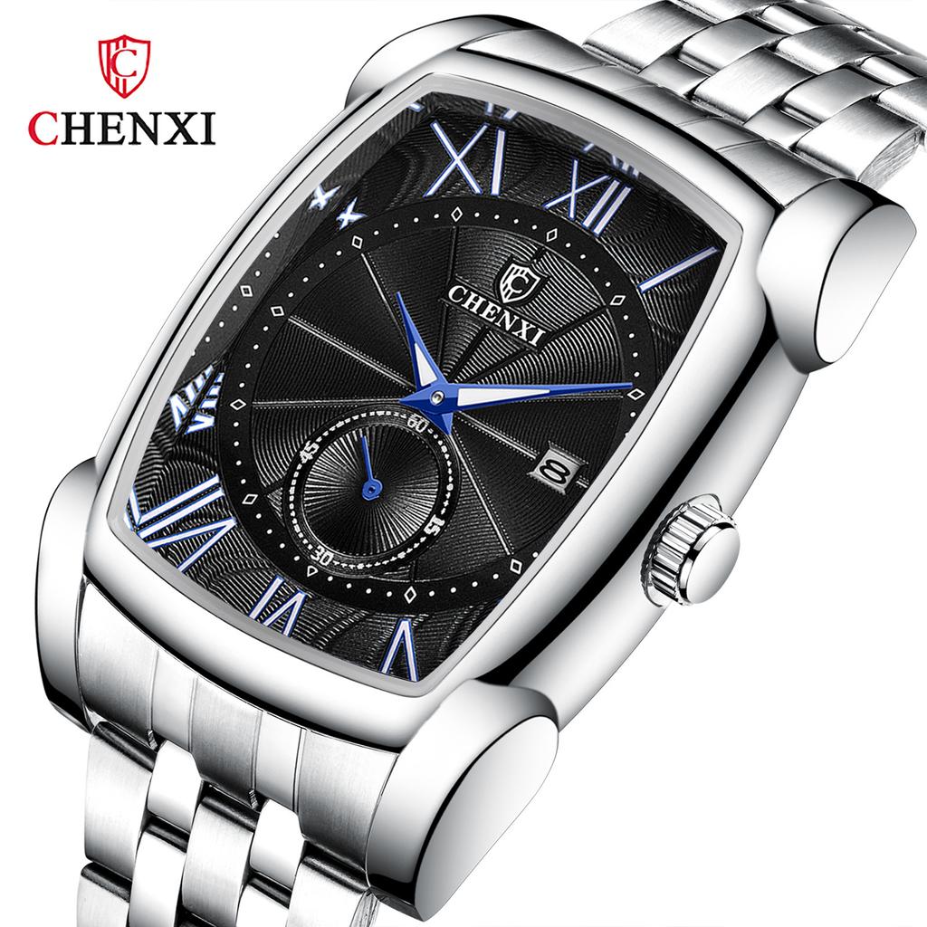 Dawn Square Watch Men'S Watch 8209 Casual Belt Watch Men'S