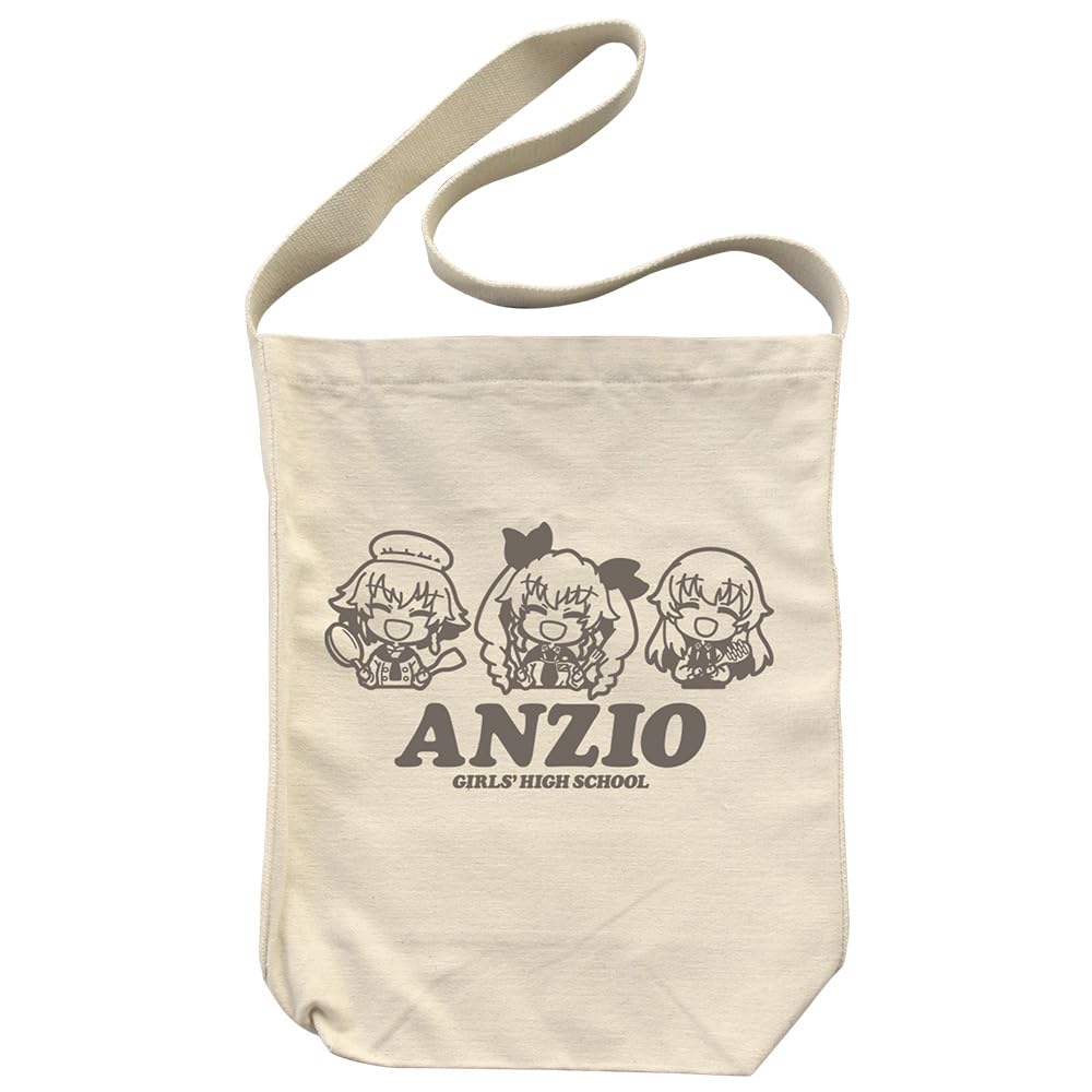 

[Official] 2D COSPA Girls & Panzer Final Chapter Anzio High School Shoulder Tote Bag NATURAL