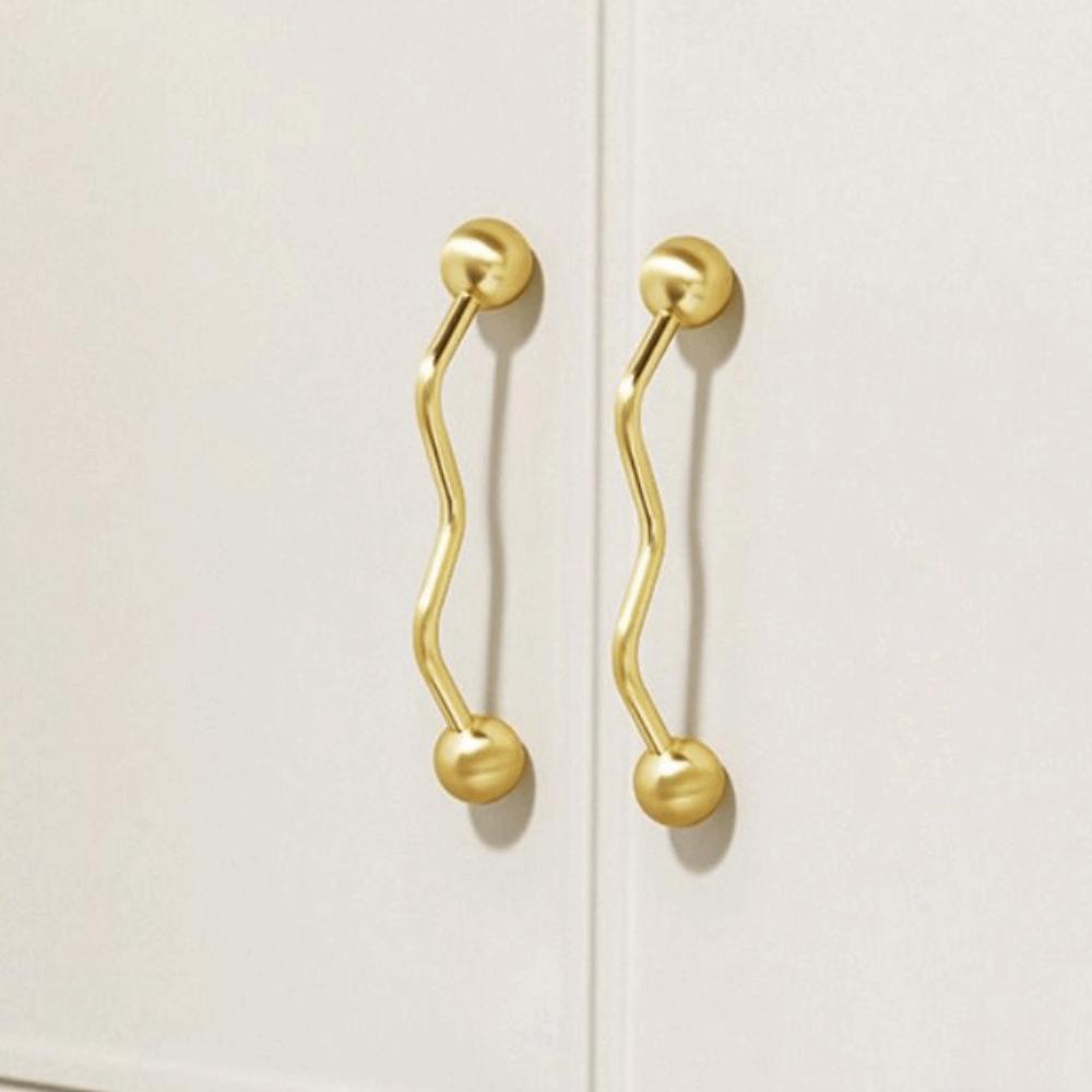 Comfortable Grip Solid Drawer Door Knobs Light Luxury Kitchen Pulls  Cabinets