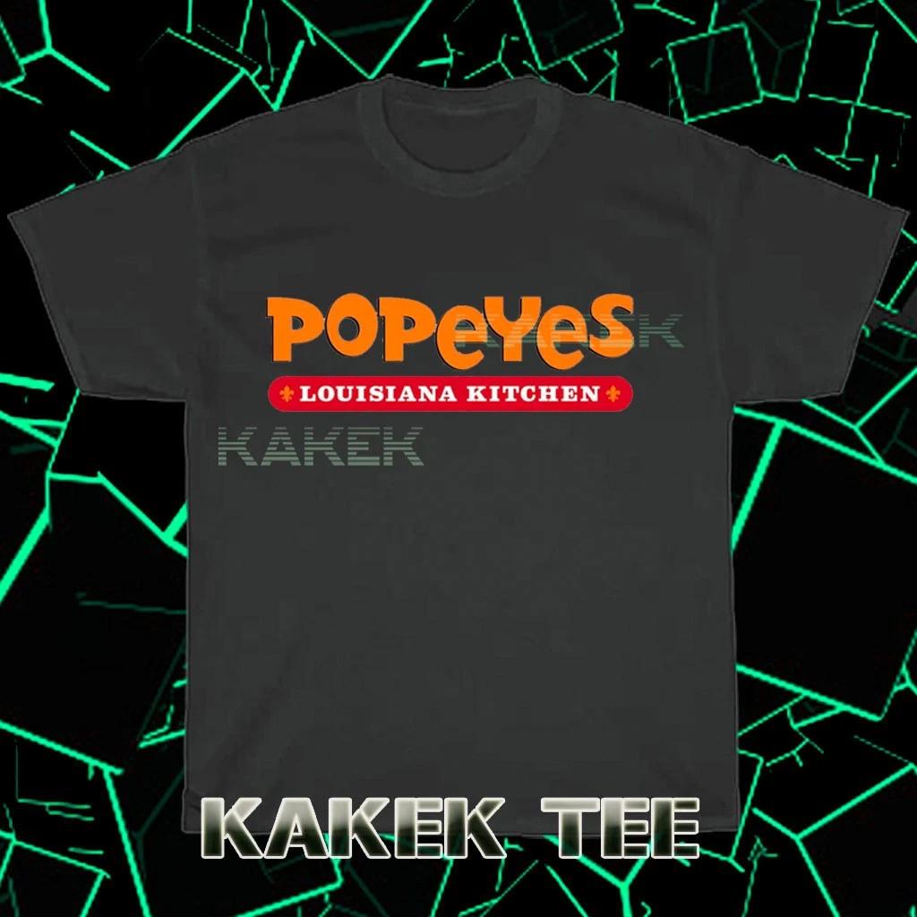 Popeyes Louisiana Kitchen Logo American T-Shirt Funny Size S to 5XL L