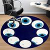 1pc Eyes Circle Office Round Area Rug, Under Office Chairs Bedroom Living Room Home Decor, Room Deco, Available In Various Sizes