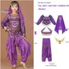 Costume da Danza Indiana per Bambini: Costume per Esibizione di Danza del Ventre e Minoranze dello Xinjiang per Bambina