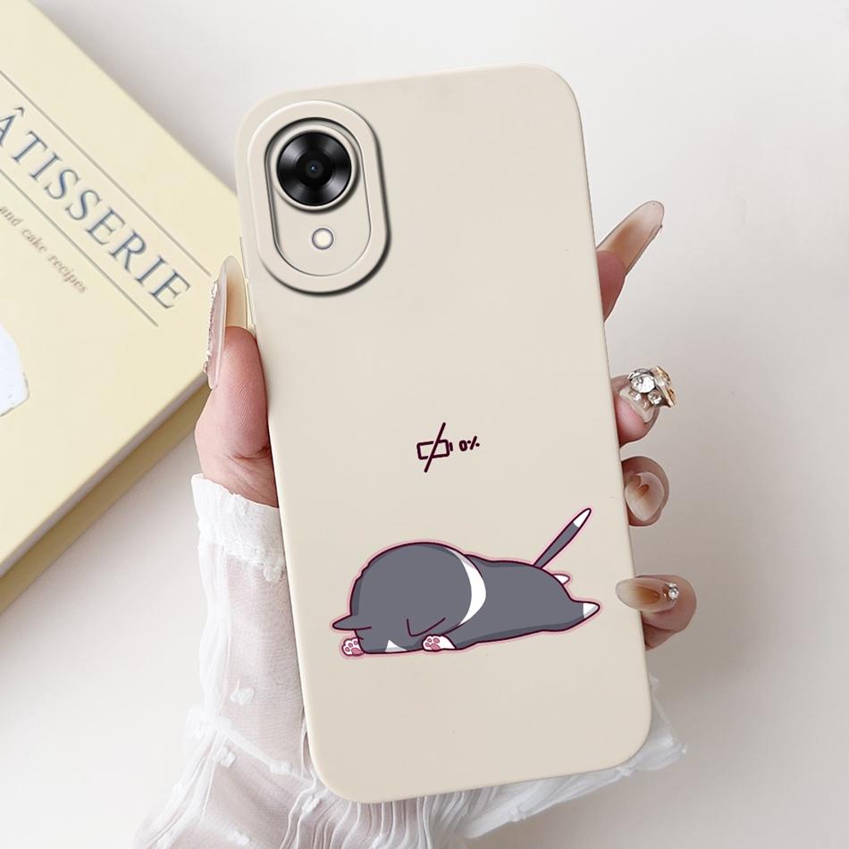 For OPPO A17k A17 2024 New Cute Cartoon Pattern Soft Silicone Case For Oppo A17 A 17 17k CPH2471 CPH2477 Protective Phone Cases