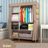 Space-Saving Modern Fabric Wardrobe for Adults and Children - Ideal for Dormitory and Bedroom Use.