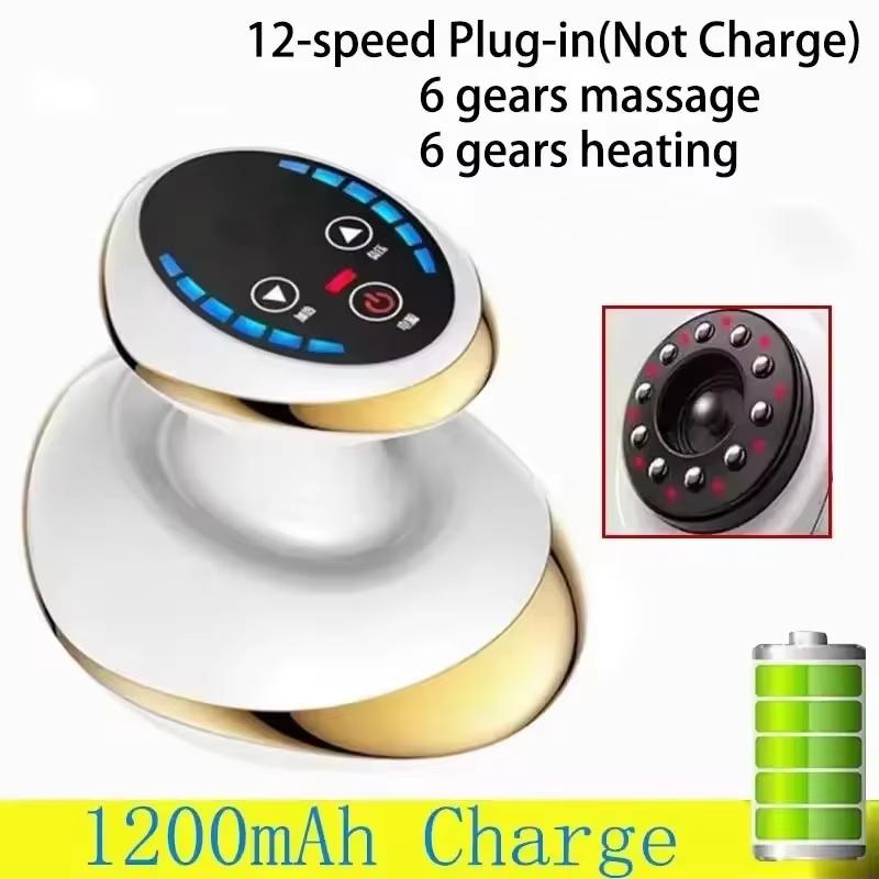 Okayso Anti Cellulite Massager Electric Scraping Massager with Suction Cup Rechargeable Home Fat Burner Relief Cupping Massager