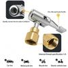 Heavy Duty Tire Inflation Chuck Alloy Air Valves Adapter with Leak Proof Seal for Truck Bus Double Wheel Vehicles