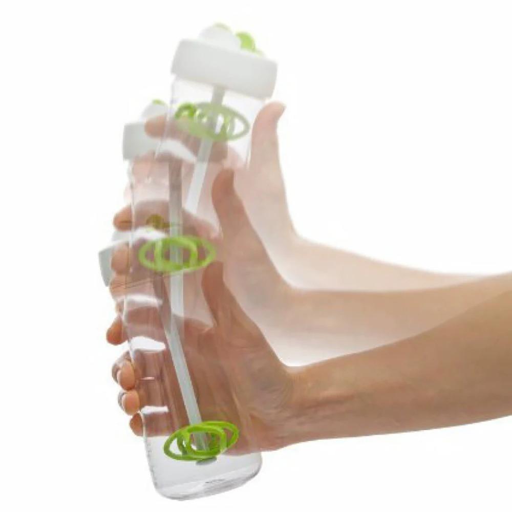 Hand Cranked Salad Dressing Bottle Efficient Salad Dressing Shaking Container Office