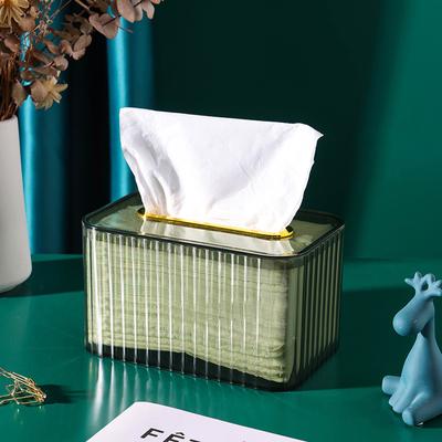 Light Luxury Style Paper Towel Box Living Room Home Creative Spring Drawn Paper Box High End Tea Table Table Napkin Storage Box