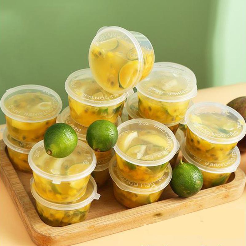 Disposable Condiment & Sauce Containers with Carefully Selected Passion Fruit, Lemon, Scallion & Garlic Portions