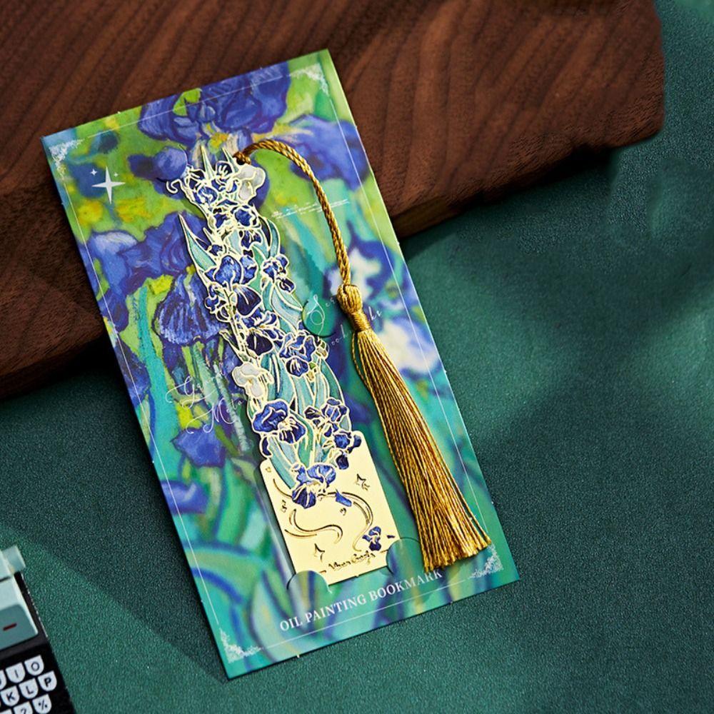 with Tassel Metal Hollow Bookmark Exquisite Reading Stationery Book Lovers