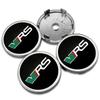 4pcs 56/60mm Car Sticker Wheel Center Hub Caps Decals Decoration for Skoda VRS Octavia A5 A7 Fabia Superb Kamiq Rapid