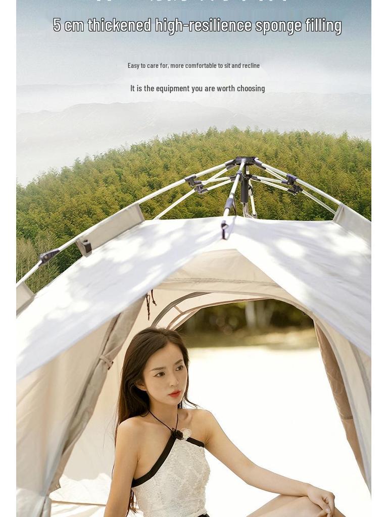 Portable Self-Inflating Camping Pad - Moisture-Proof and Thickened Sleeping Mat