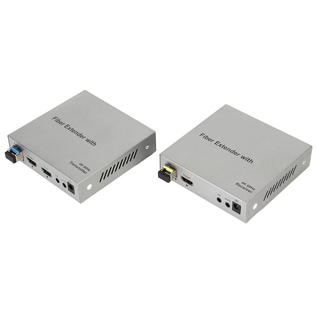 HD Multimedia Interface Over Fiber Optic Extender Professional 20KM 4K 60Hz KVM Optical Transceiver