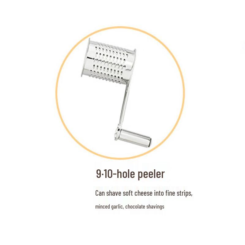 Ruhan Zweite Generation Edelstahl Dreh-Käsereibe