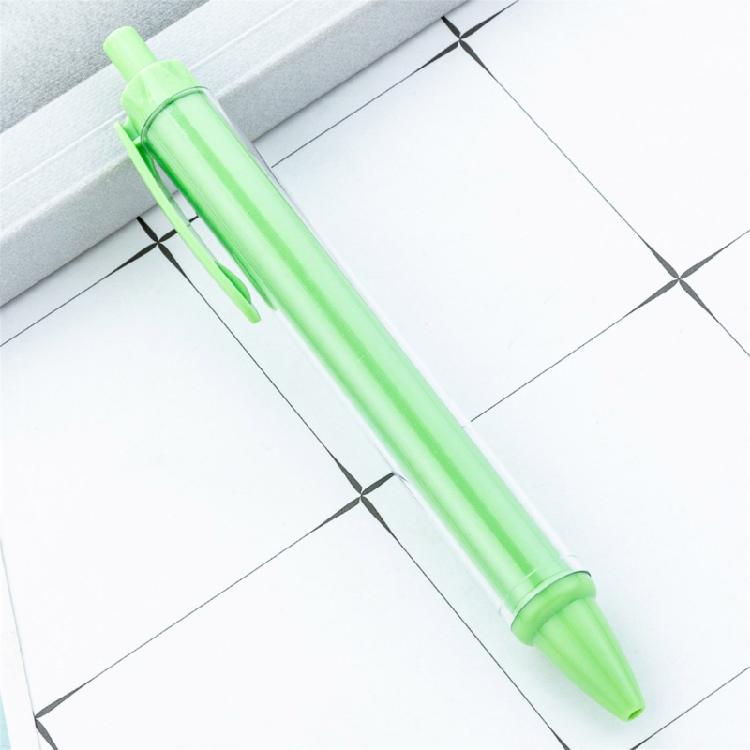 10Pcs Retractable Ballpoint Pen Plastic Ballpoint Pen Press to Open Close Ergonomic Grip Writing Pen for Students