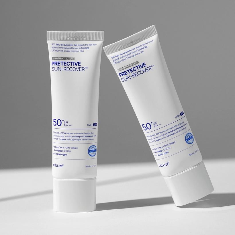 CELL29 Protective Sun Recover PDRN 5000ppm Regenerating Sunscreen SPF50+ PA+++ 50ml
