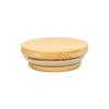 52/62/72/80/90/100mm Round Wood Mason Jar Lid Bottle Canning Storage Silicone Sealing Cap Wood Wide Mouth Cover Reusable Jar Lid