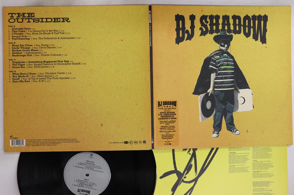 LP Record DJ SHADOW - Outsider 1704960 ISLAND 2006 UK Rap & Hip-Hop/R&B Used