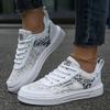 Womens Shoes White Sneakers Flat Casual Shoes Breathable Comfortable Women Slippers Shoe for Women Lace Up Women Vulcanize Shoes