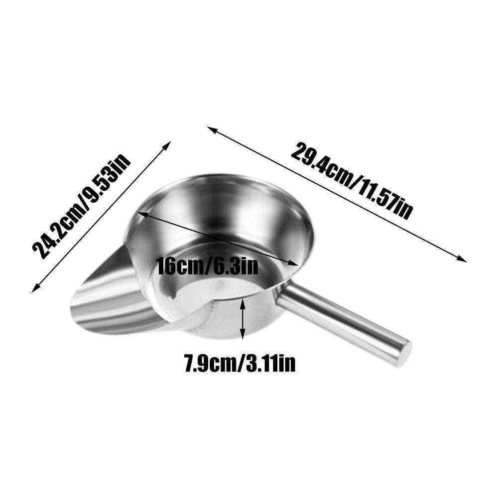 With Handle French Fry Scoop Stainless Steel Ice Scoop Kitchen Shovel Popcorn Scoop  Kitchen Use