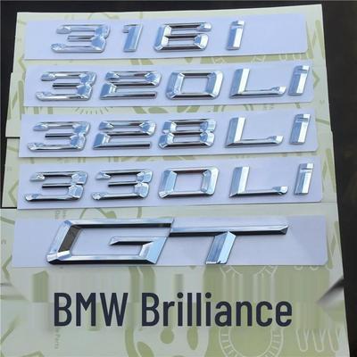 Compatible with BMW 318I, 320LI, 325I, 328LI, 335I GT Rear Emblem Logo