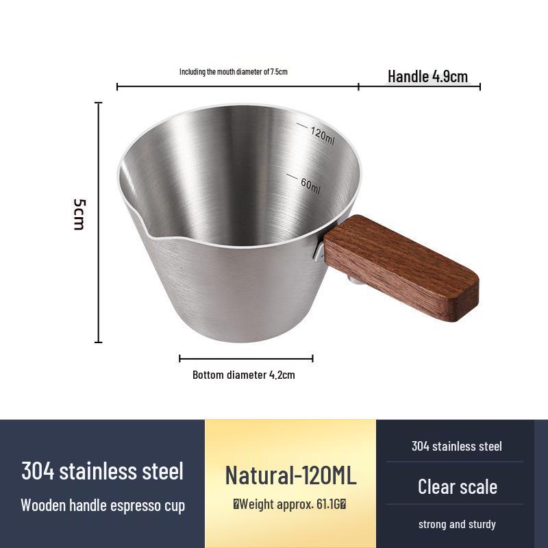 Espresso Stainless Steel Measuring and Extraction Cup