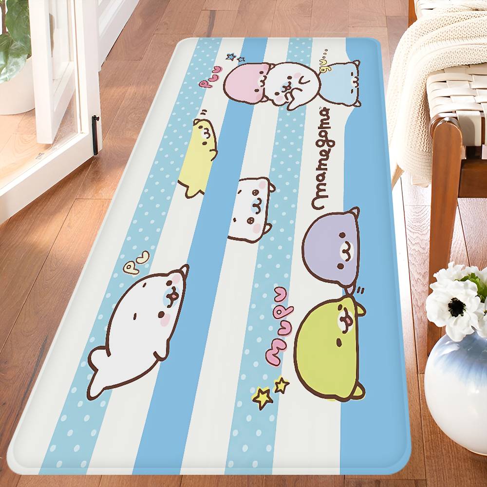 Cute Mamegoma Floor Mat INS Style Soft Bedroom Floor House Laundry Room Mat Anti-skid Household Carpets